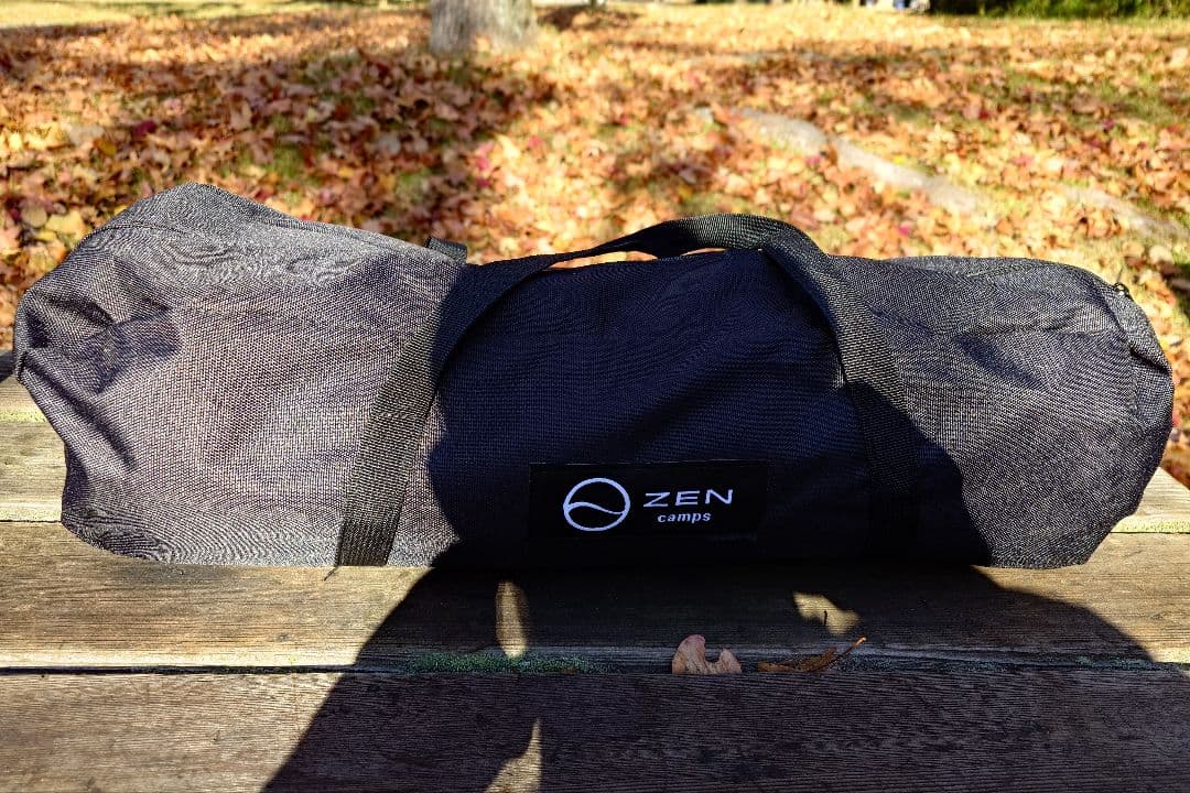 【2回使用の美品】ZEN Camps コット ブラウン/ブラック