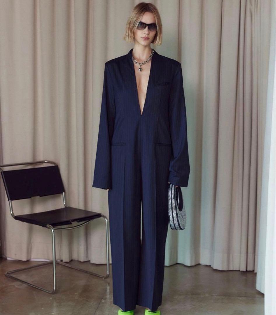 prank project オールインワン ジャンプスーツ ストライプ S