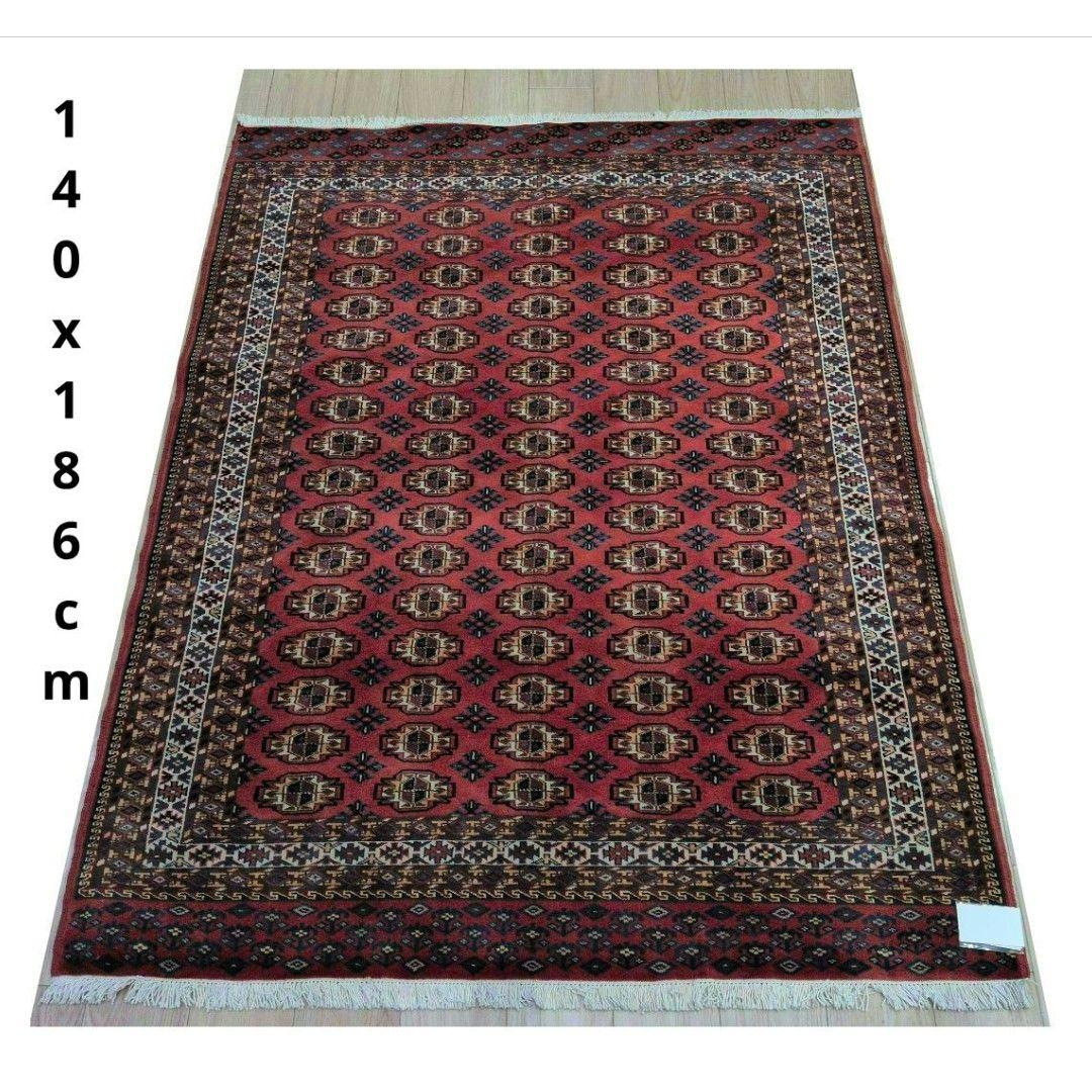 140x186cmパキスタン高品質手織りじゅうたん(024)