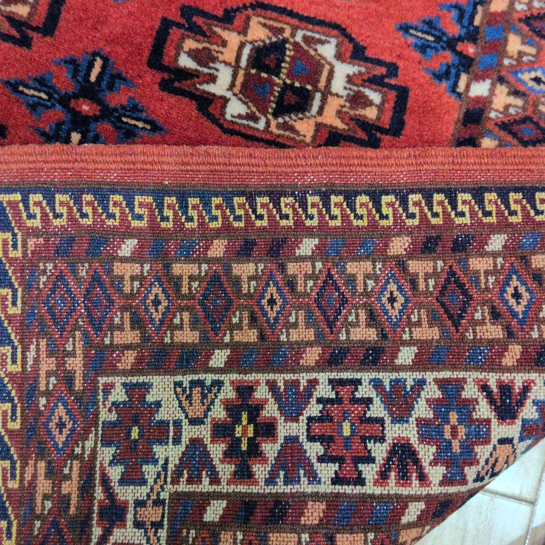 140x186cmパキスタン高品質手織りじゅうたん(024)