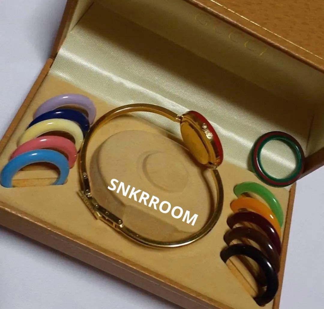 完品稼動品！正規品美品/GUCCIのチェンジベゼルウォッチ【箱付き】