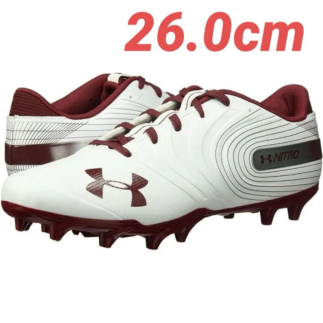 【26cm】UA NITRO アメフト スパイク