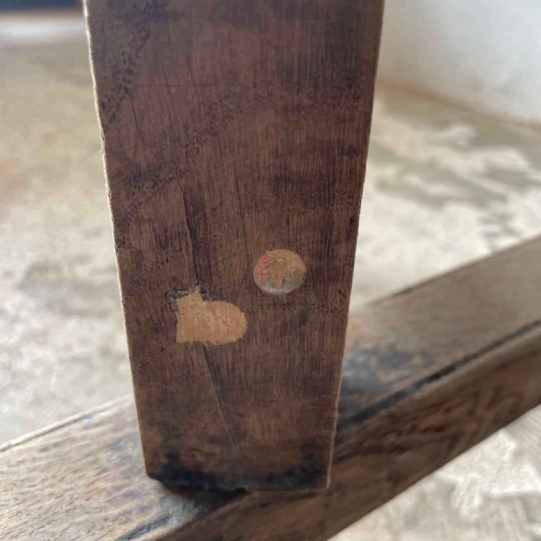 SETSUアンティーク　ゲートレッグテーブル ドロップリーフテーブル 剥離