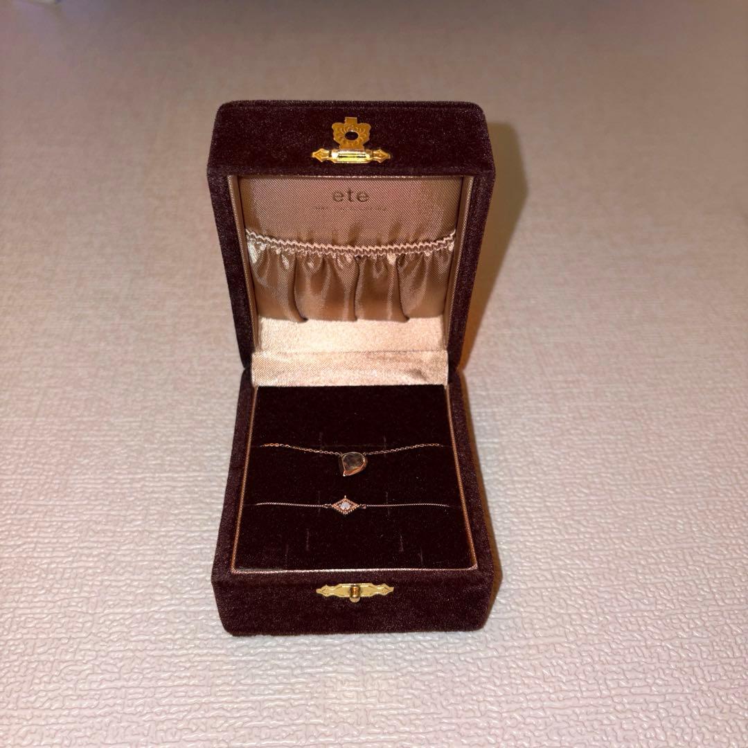 ete ネックレス ブレスレット セット 箱付き