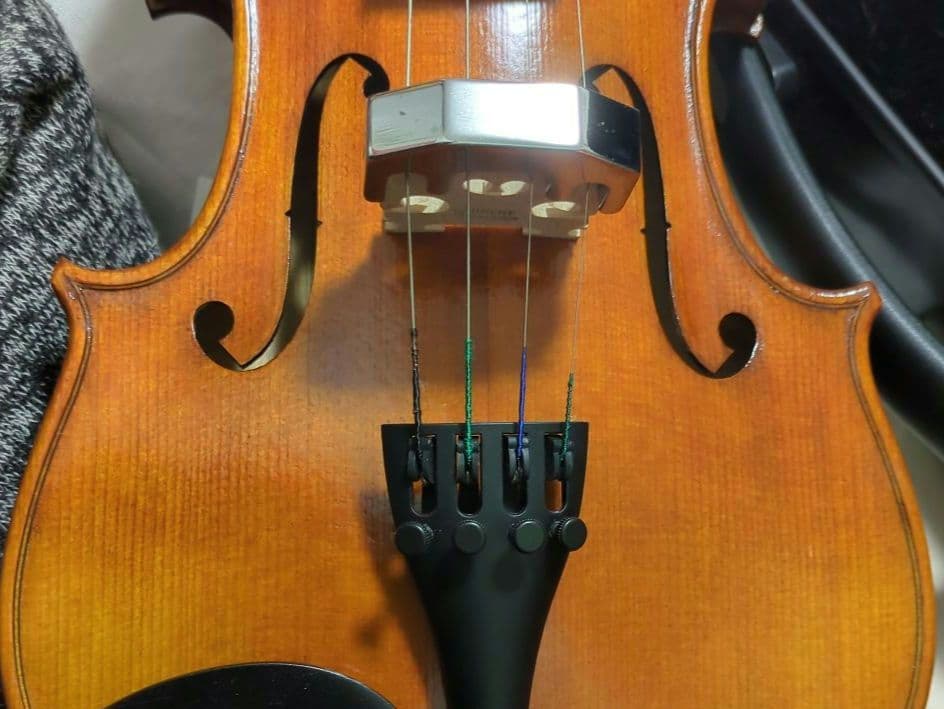 美品 Nicolo Santiバイオリン CROSSROCKケース・付属品付き