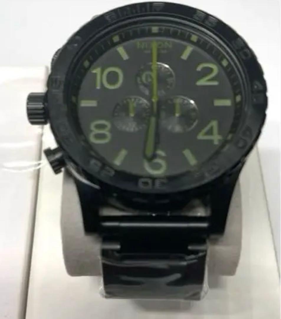 ニクソン nixon 51-30 クロノマットブラック　未使用品