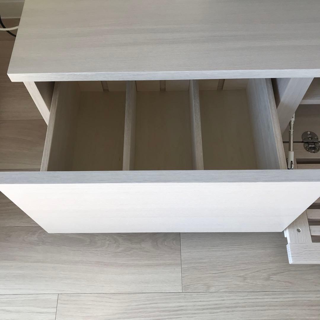 柏木工 テレビ台 幅150cm ナチュラルホワイト シンプル ローボード 北欧