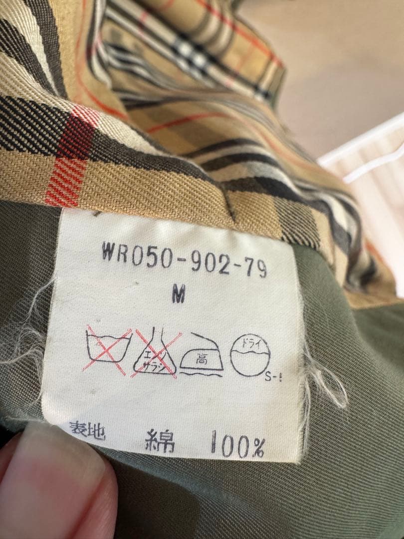 Burberry's ステンカラーコート オリーブグリーン