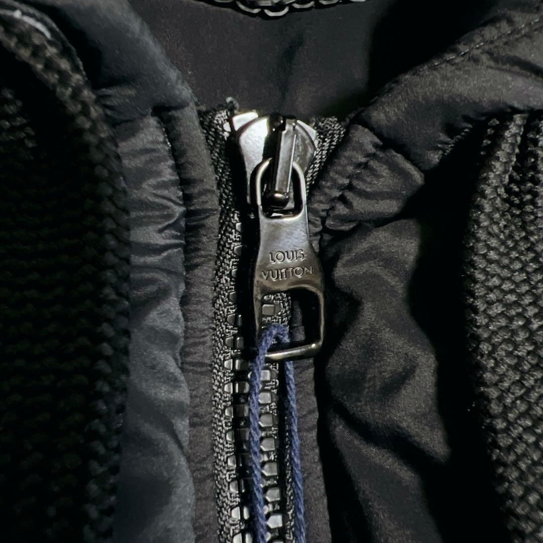 Louis Vuitton モノグラム　キルテッド　フーデッド　ブルゾン　黒