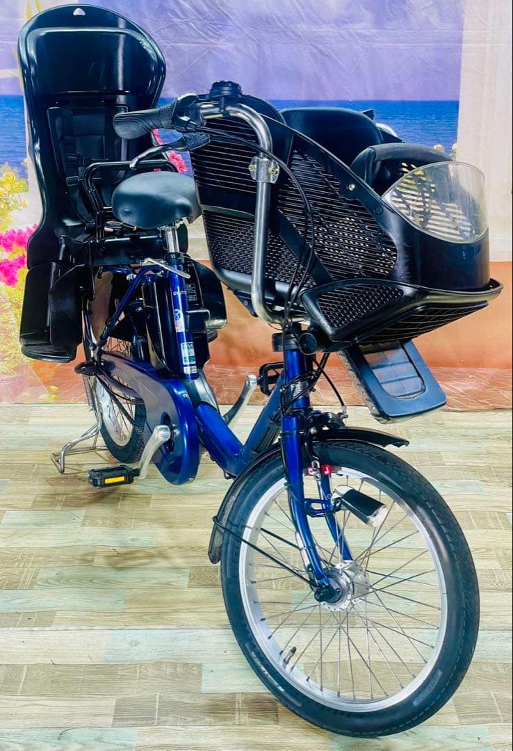 パナソニックギュット⭐️13AH！子供乗せ電動アシスト自転車Y3261