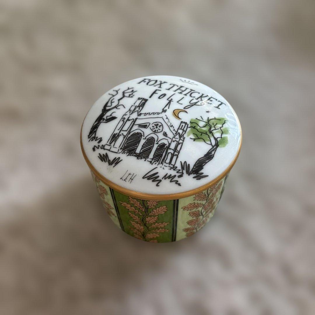 GINORI 1735 Fox Thicket Folly 蓋付き容器