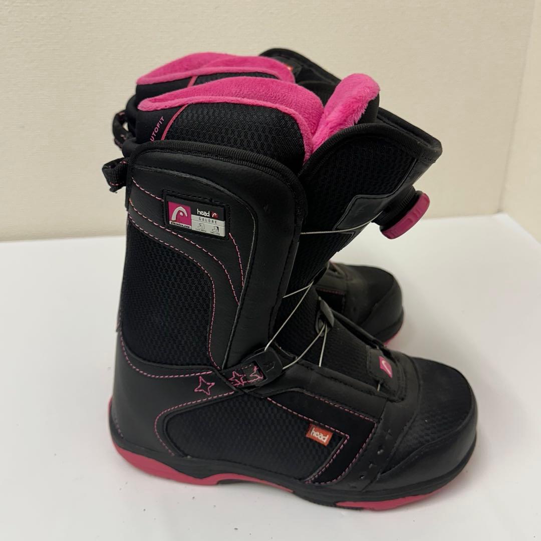 head 女性用スノーボードブーツ ブラック/ピンク　23.0cm