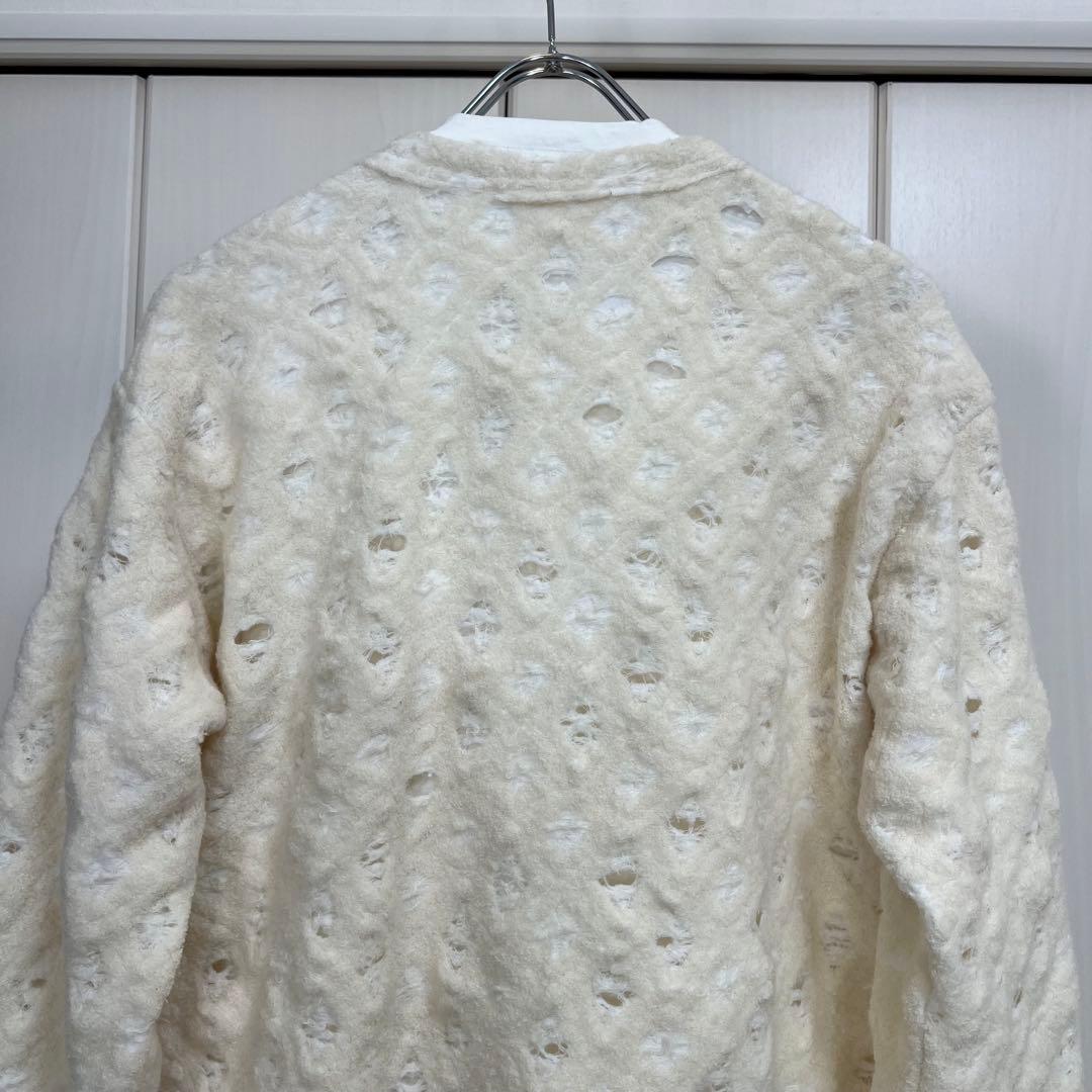 Yohji Yamamoto pour homme クラッシュパイルカーディガン