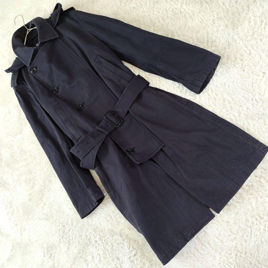 Aquascutum　アクアスキュータム　トレンチコート　ネイビー　42