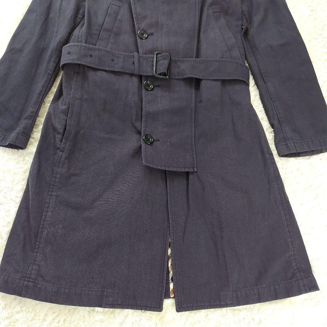 Aquascutum　アクアスキュータム　トレンチコート　ネイビー　42