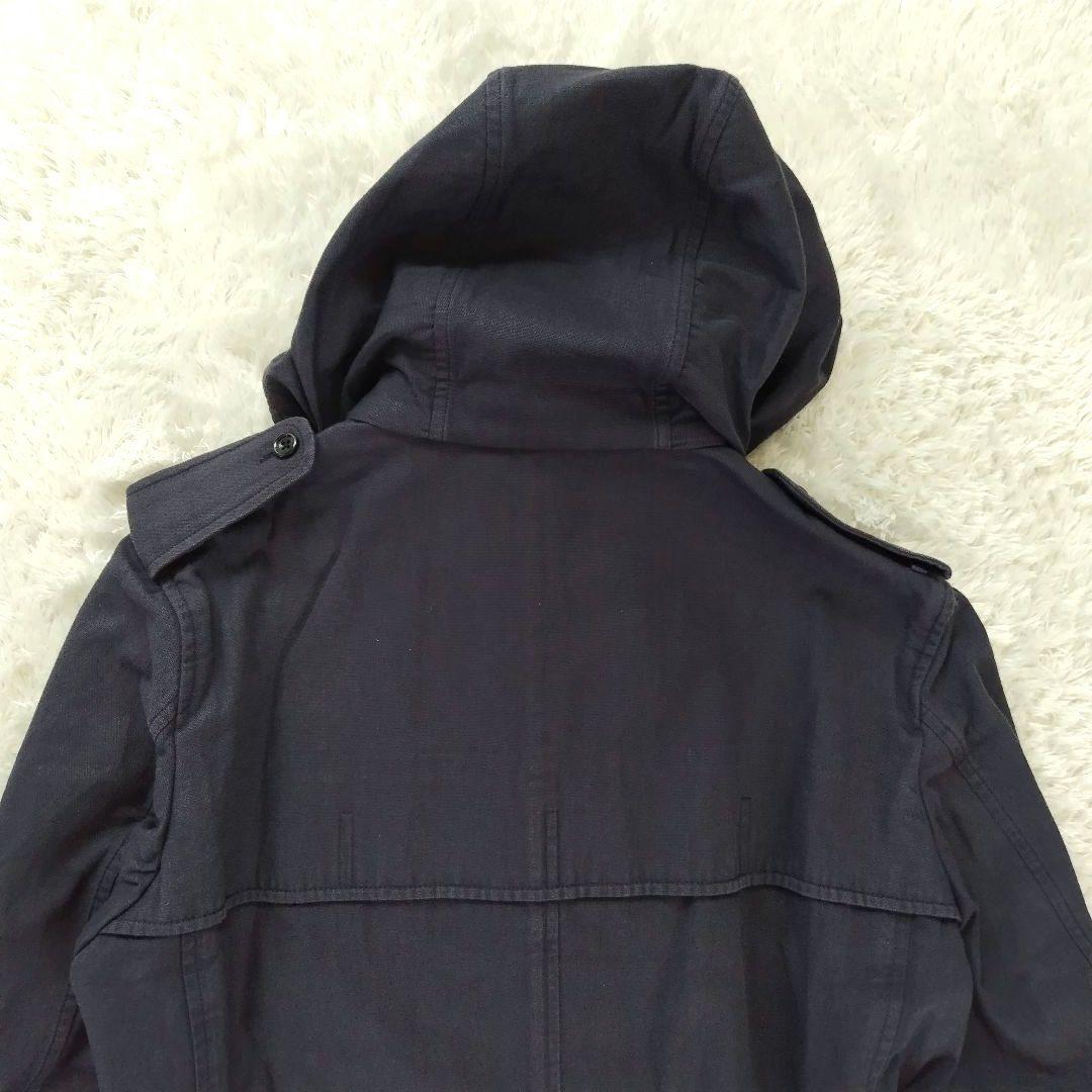 Aquascutum　アクアスキュータム　トレンチコート　ネイビー　42