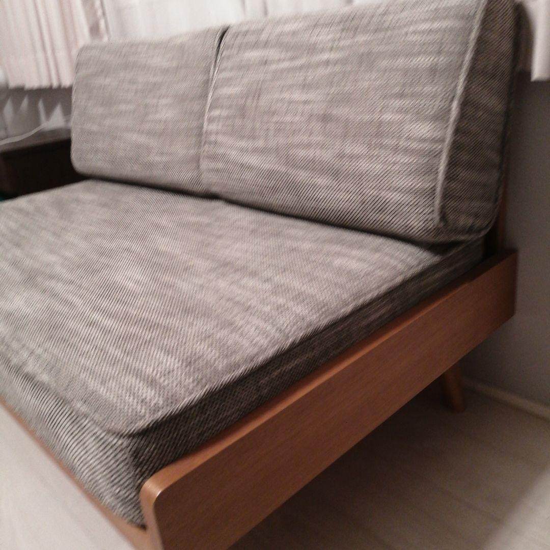 ウニコ　ALBERO(アルベロ)　カバーリングソファ 2シーター チークカラー