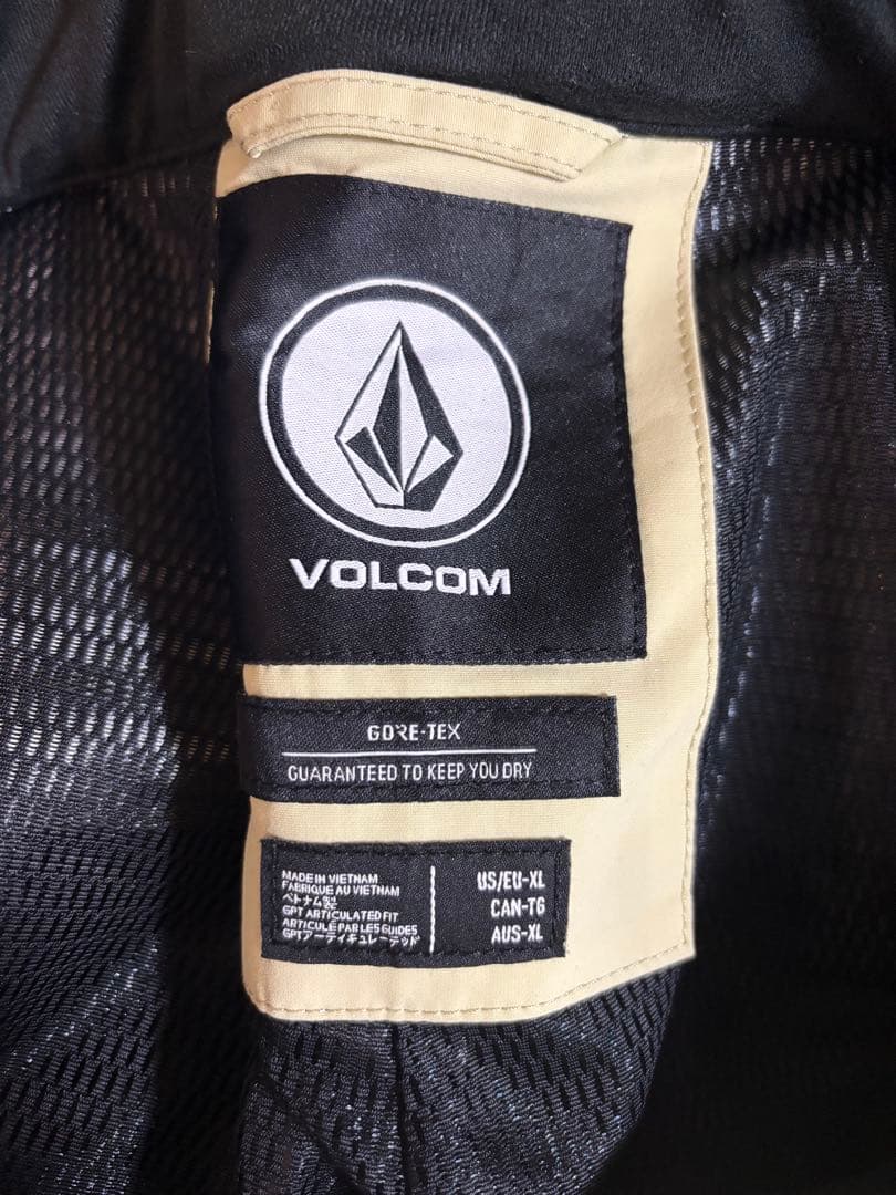 VOLCOM GORE-TEX スノーボードパンツ クリーム色 g1352303