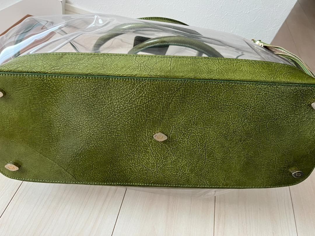 n*o様 今年のトレンド 大型バッグ クリア ボストンバッグ 韓国で購入 エスカ