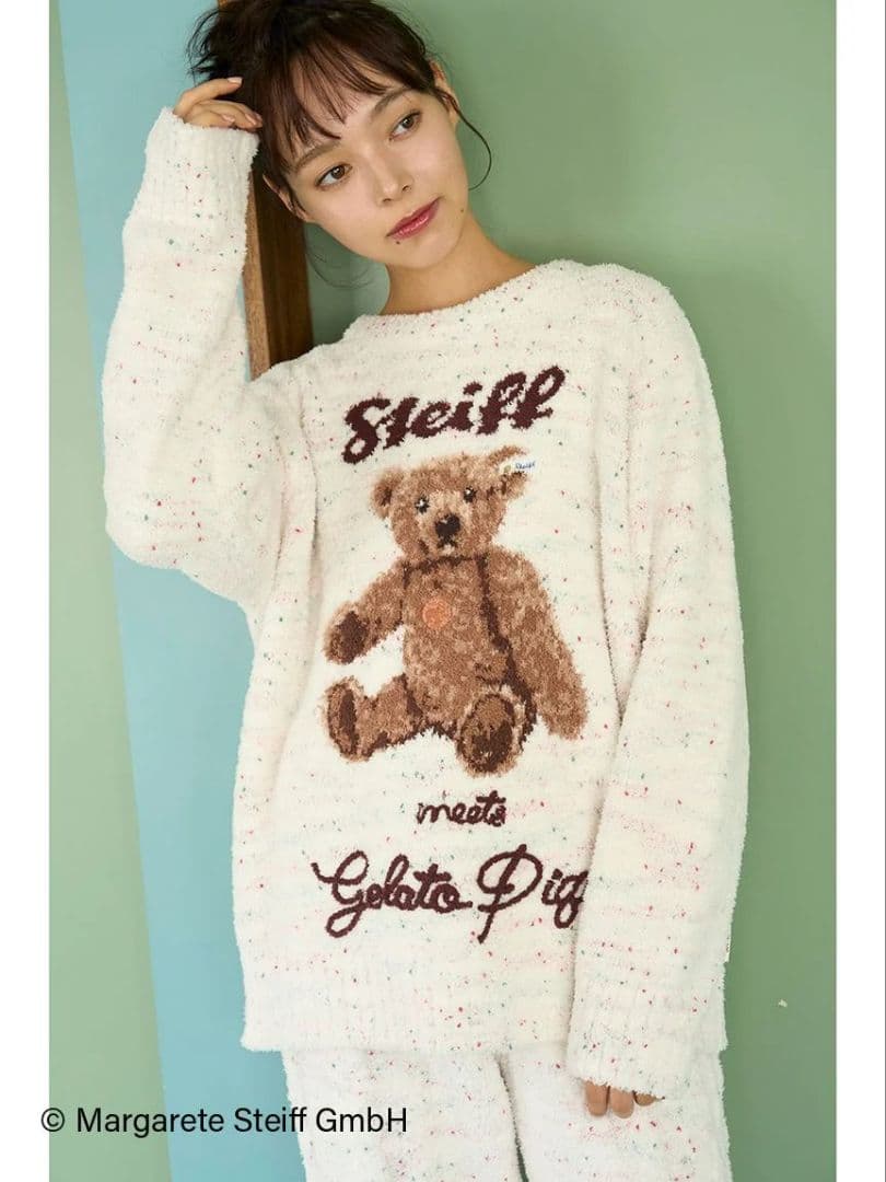 GELATO PIQUE 【Steiff】パウダーネップジャガードプルオーバー