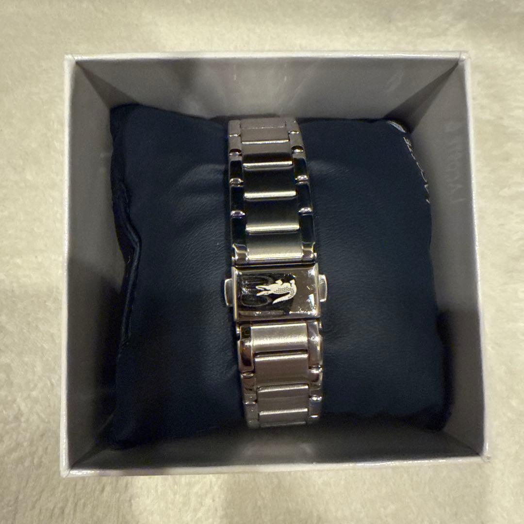 ラコステ　時計　シルバー