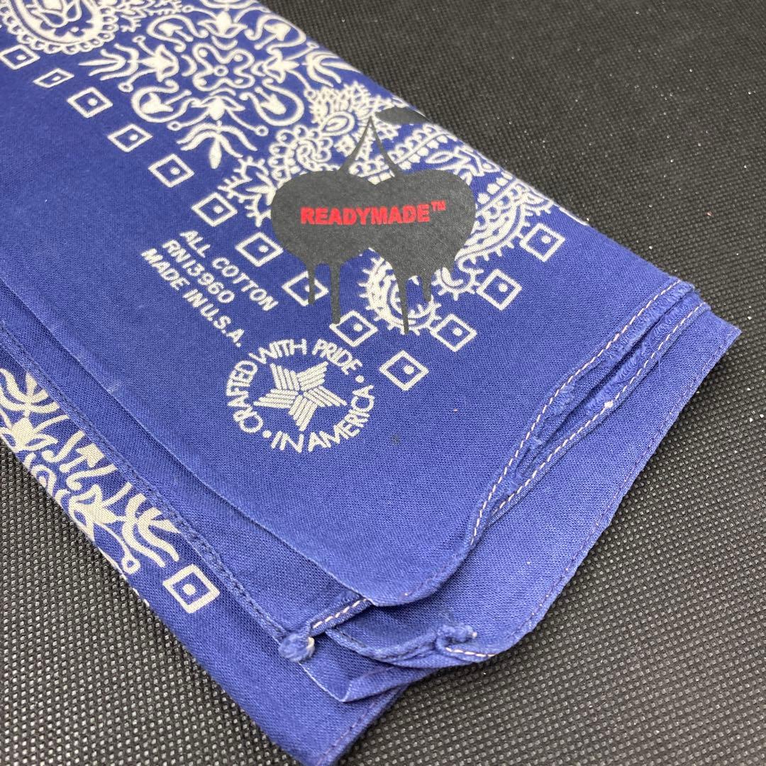 激レア READYMADE レディーメイド 25セット限定バンダナ 赤 青
