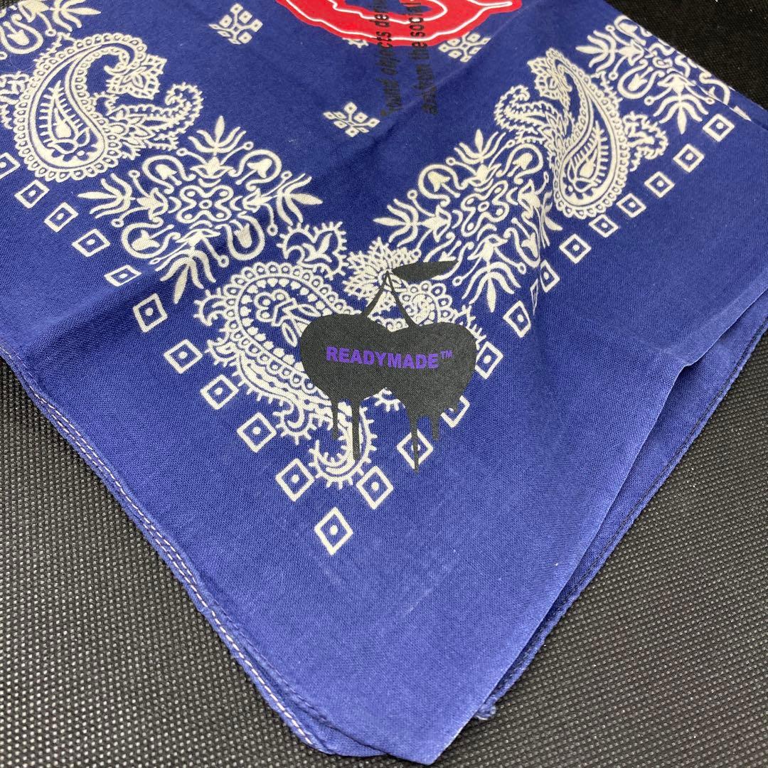 激レア READYMADE レディーメイド 25セット限定バンダナ 赤 青