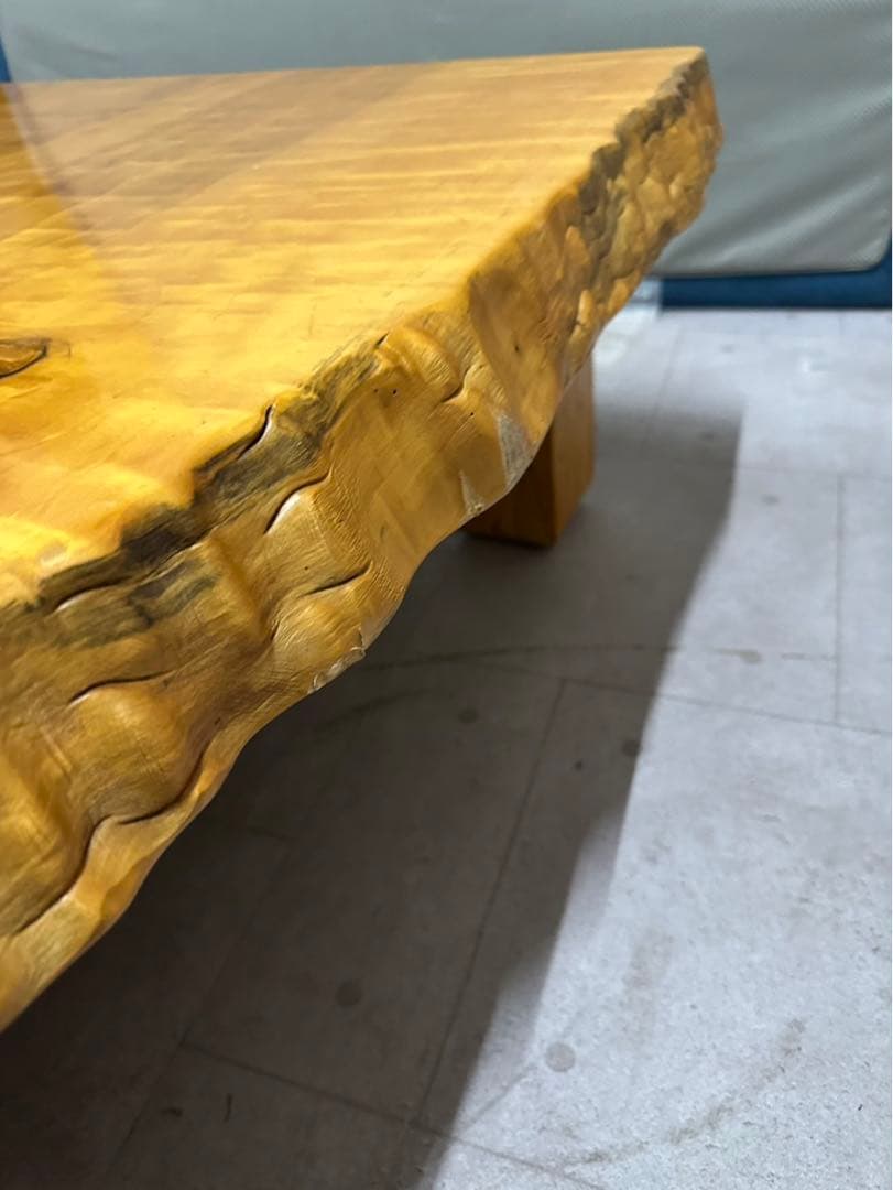 【深谷木工】天然木 一枚板テーブル アンティーク ヴィンテージ インテリア