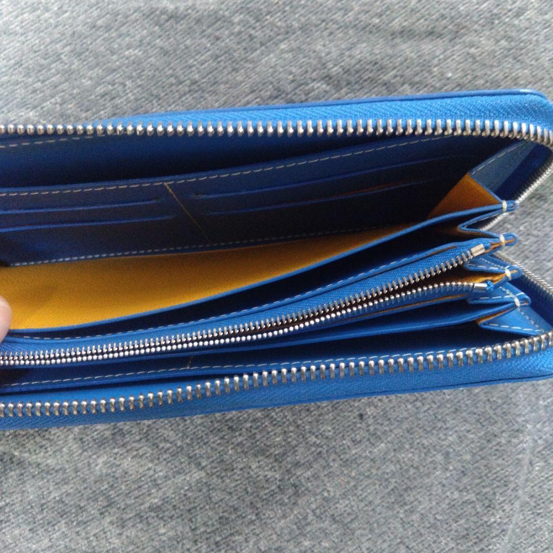 GOYARD　長財布　ブルー