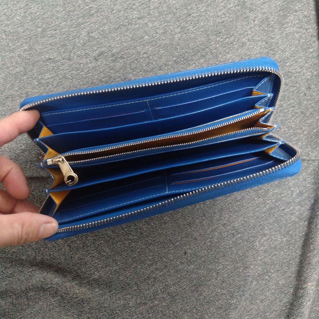 GOYARD　長財布　ブルー
