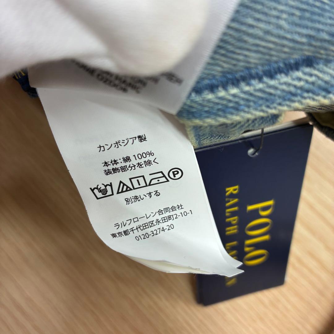 あさ□新品POLO ラルフローレン　デニムキャップRalph Lauren