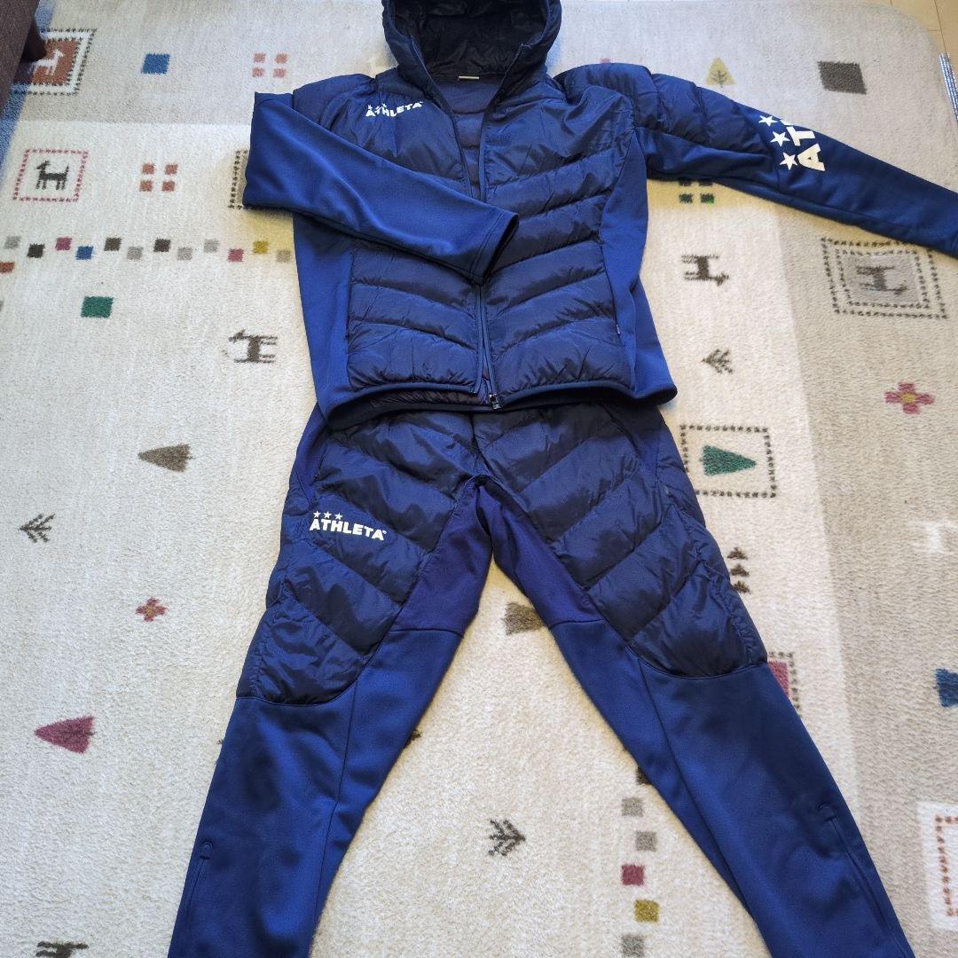 ATHLETA ピステ・ウィンドブレーカー L ネイビーネムジ様