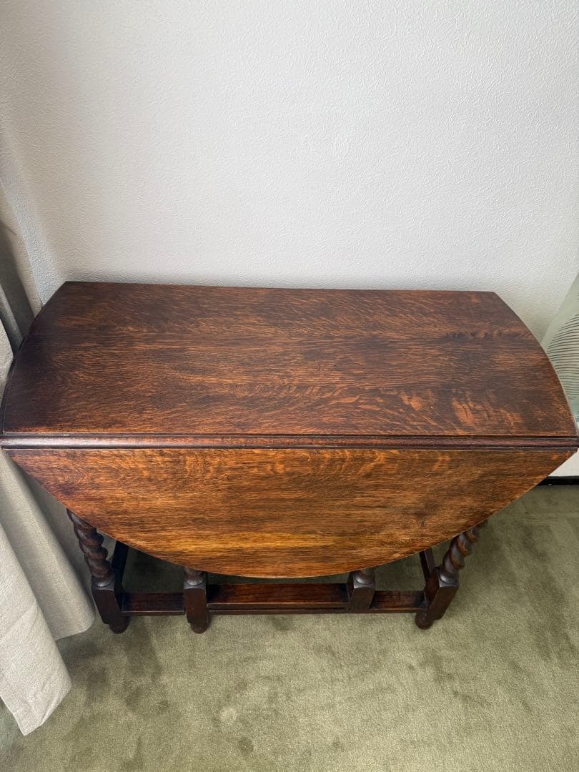 ゲートレッグテーブル　イギリス　アンティーク