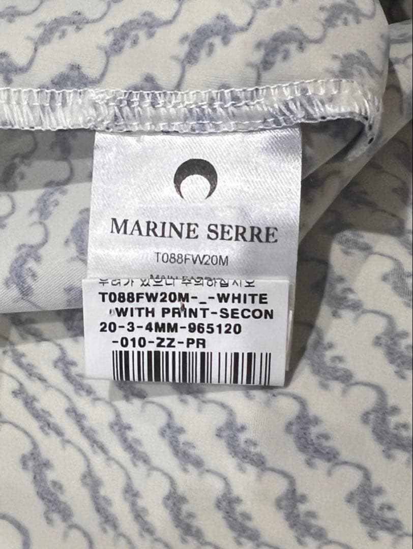 MARINE SERRE 長袖ハイネックカットソー