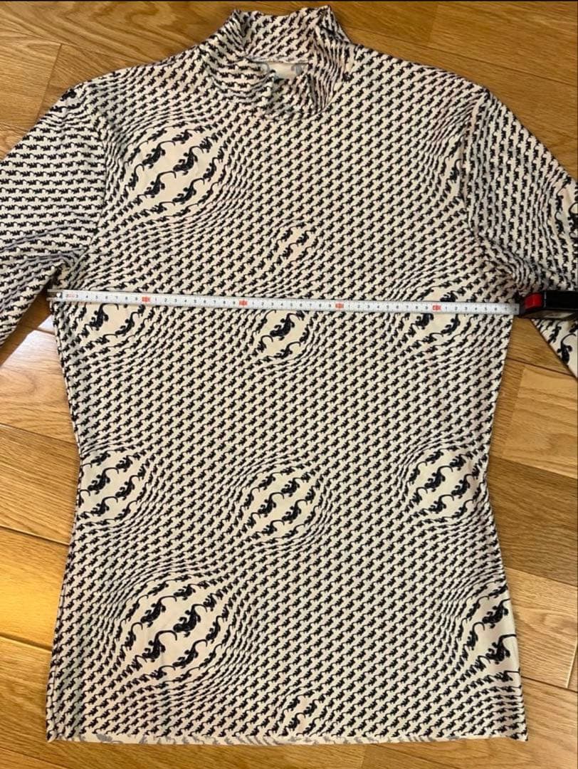 MARINE SERRE 長袖ハイネックカットソー