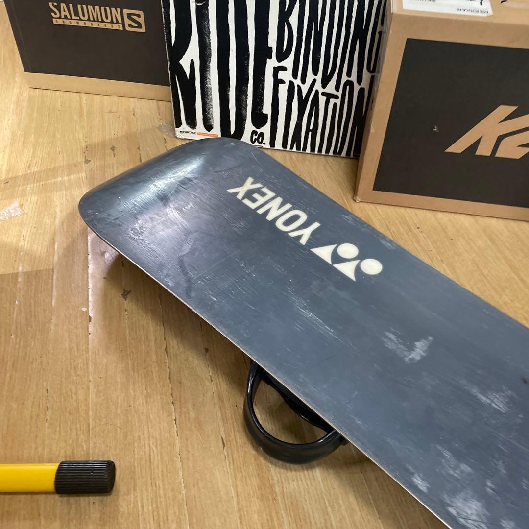 YONEX　良質国産　バインディング付スノーボードセット　ヨネックス