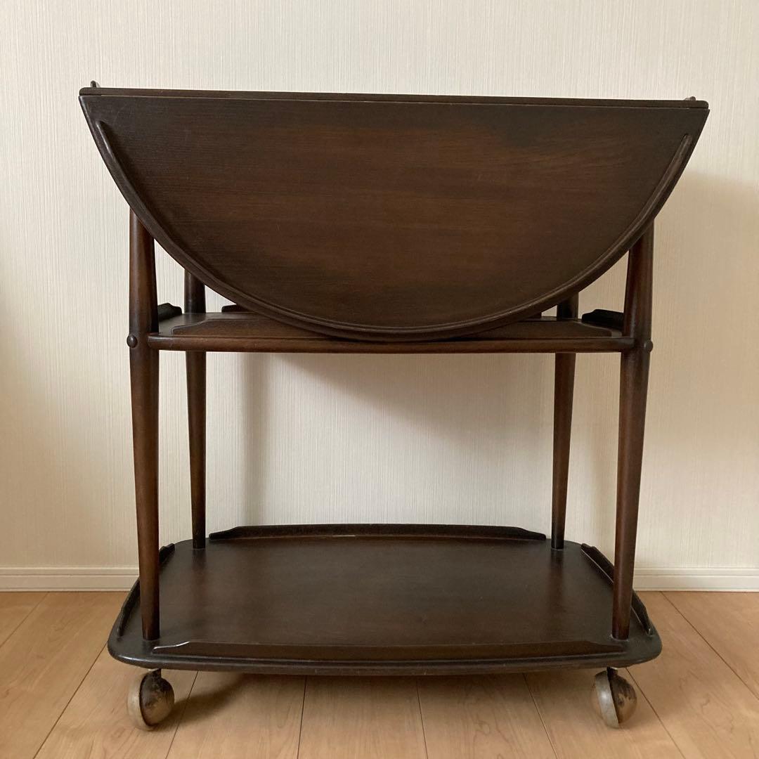 アーコール　ドロップリーフ ティートロリー　ワゴン　サイドテーブル