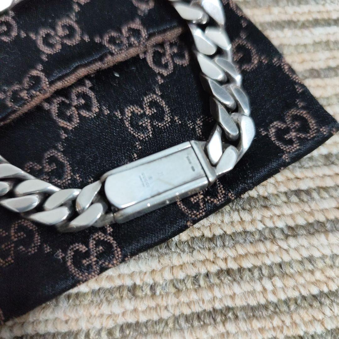 No(プロフ参照)さま専用 GUCCI 喜平シルバー　チエーンブレスレット