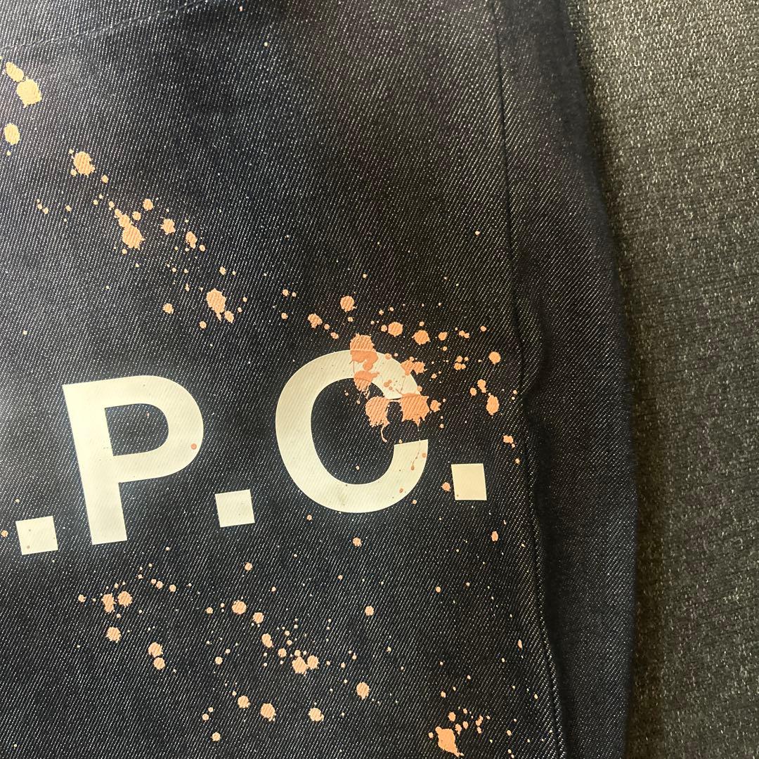 A.P.C. 限定トートバッグ　ペイント