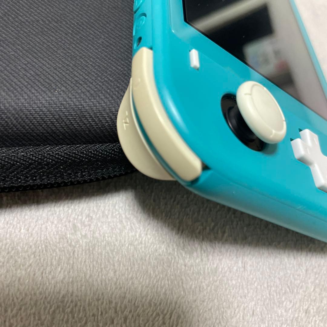 【値下げ】Nintendo Switch lite ターコイズ 充電器ケース付き