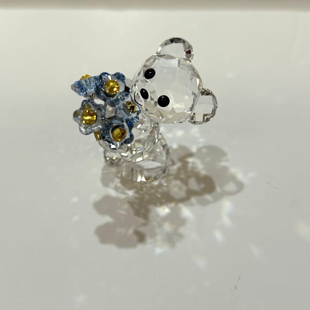 スワロフスキー Swarovski クリスベア わすれな草