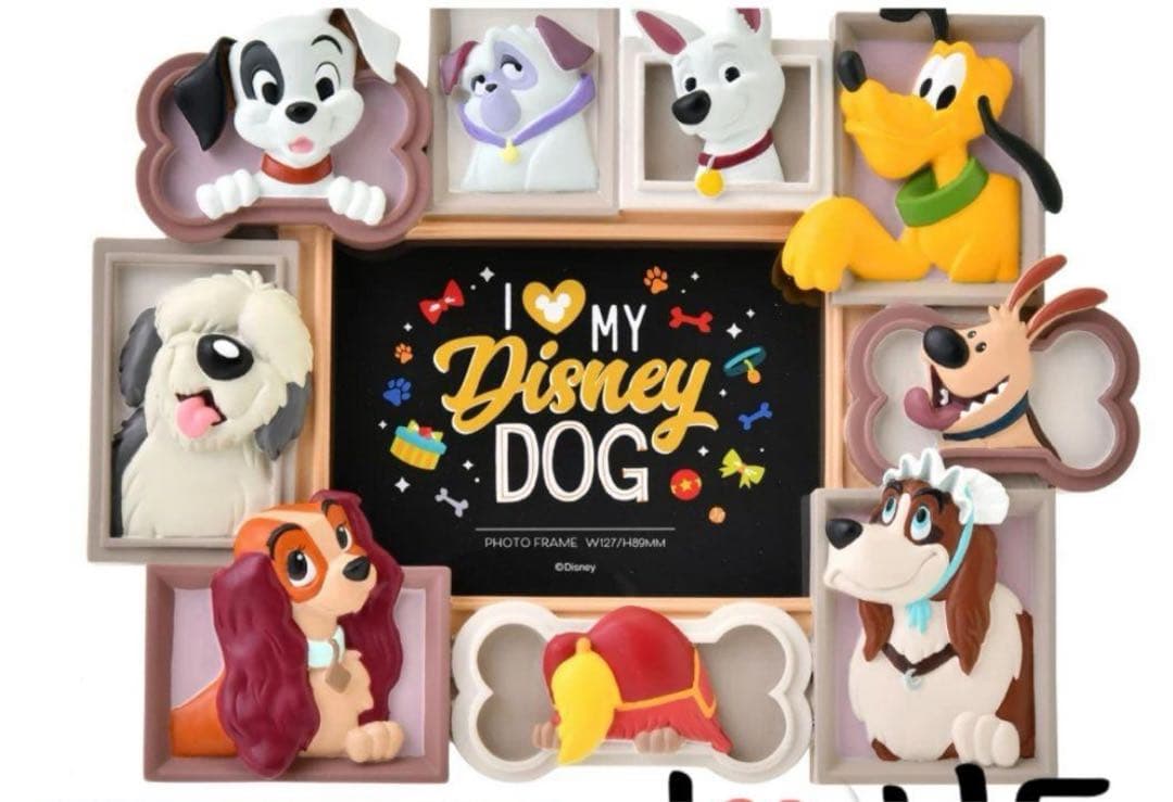ディズニーストア限定　犬　写真立て　フォトフレーム