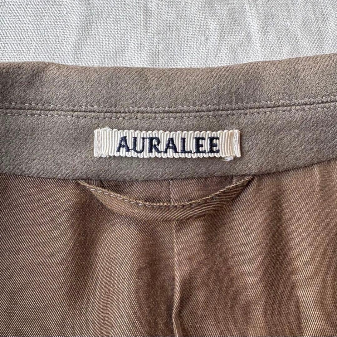 AURALEE ライトメルトンオーバーコート A8AC01LM ウールコート 3