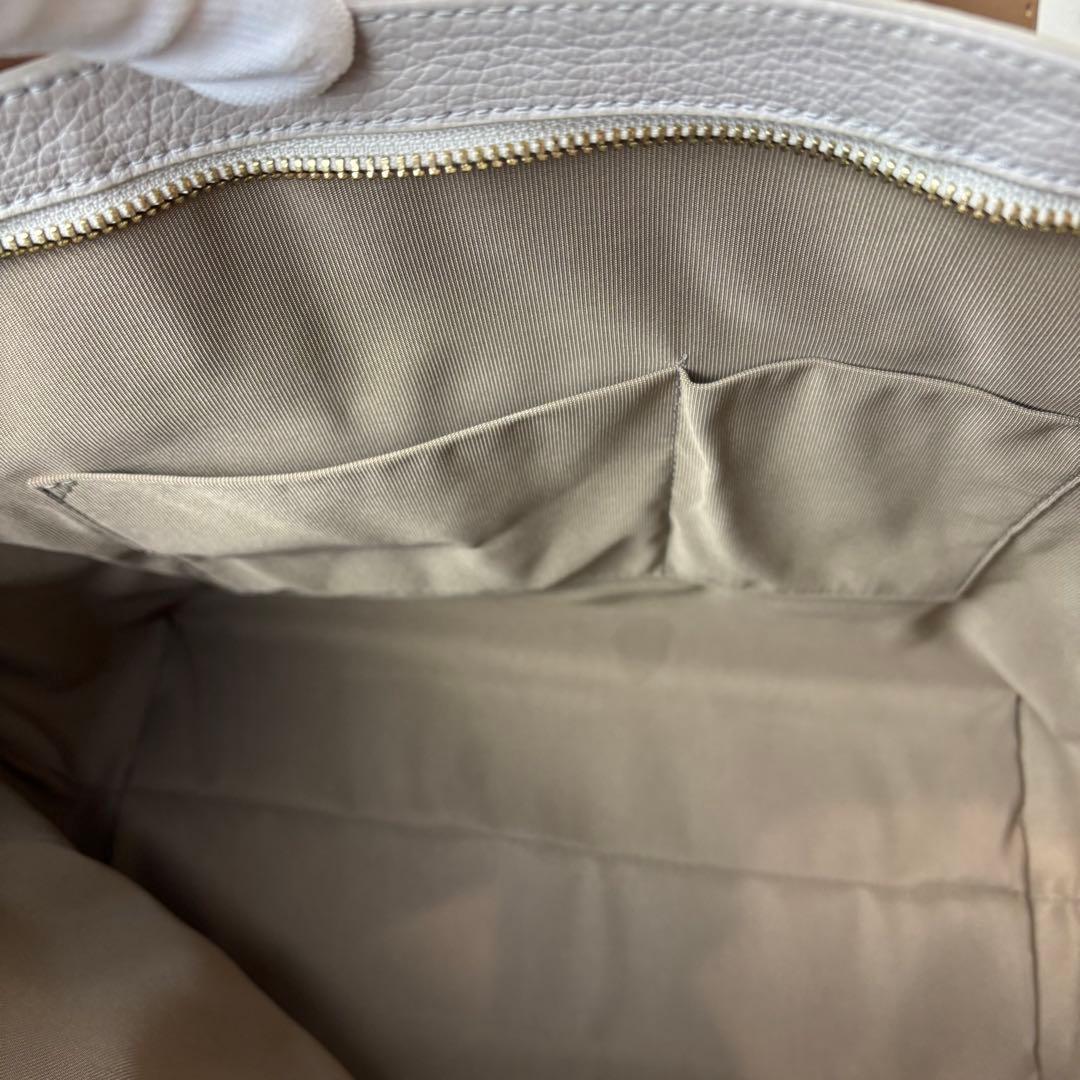 【美品✨/希少】FURLA ジョーヴェトートバッグ 革 ベージュ ギャランティー