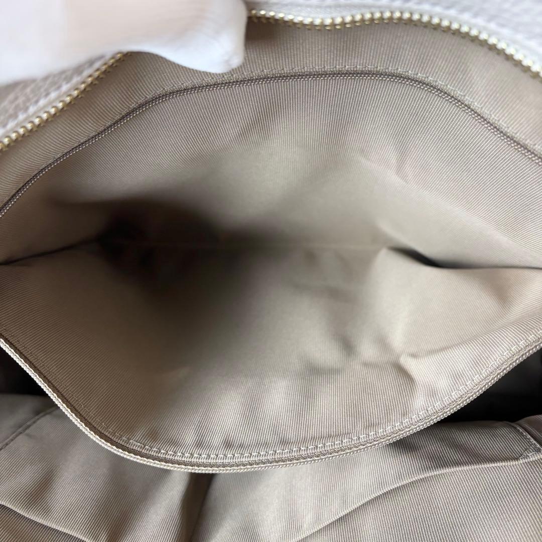 【美品✨/希少】FURLA ジョーヴェトートバッグ 革 ベージュ ギャランティー