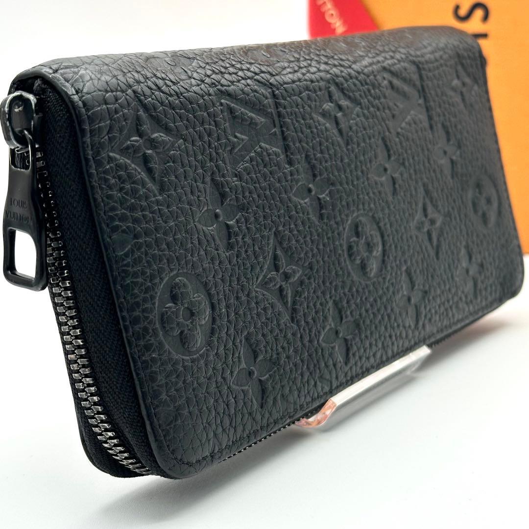 【極美品】ルイヴィトン トリヨン ヴェルティカル 長財布 メンズ ブラック 黒