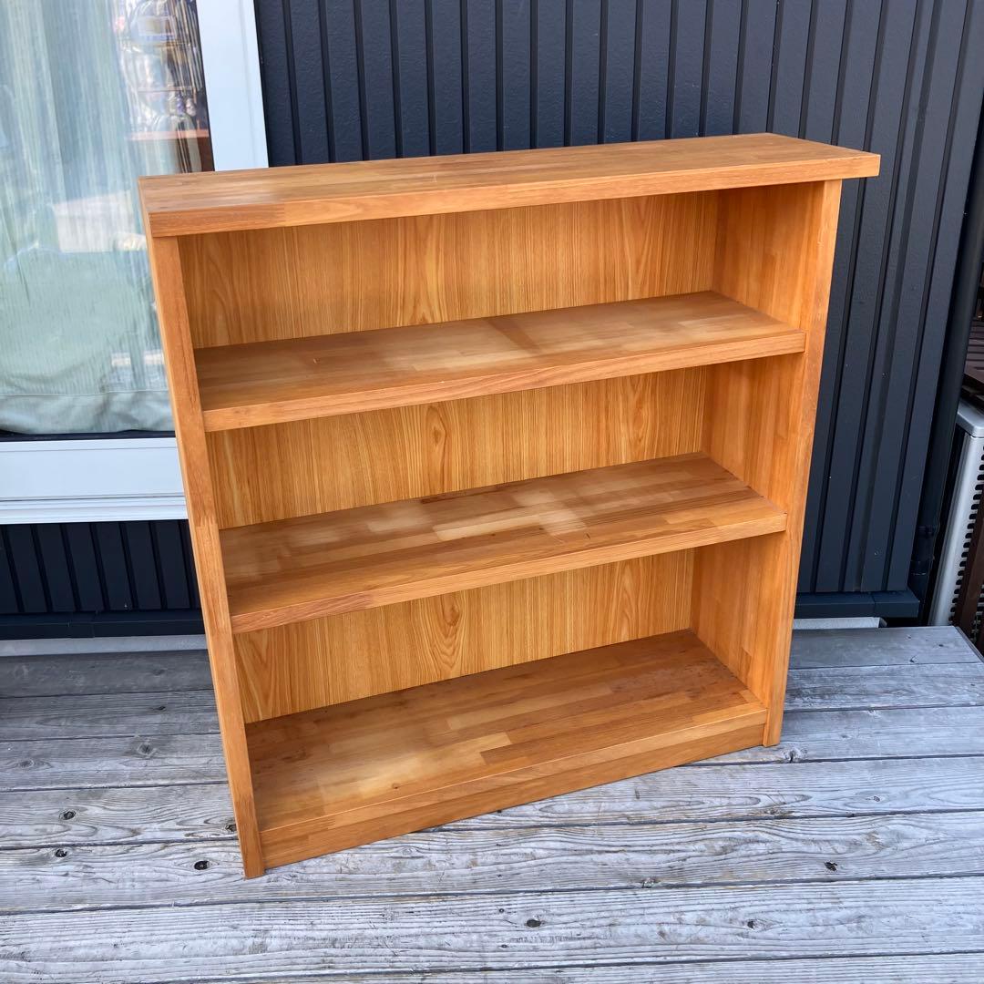 昭和レトロ 古家具 古材 木製飾り棚 ディスプレイラック オープンラック 古道具