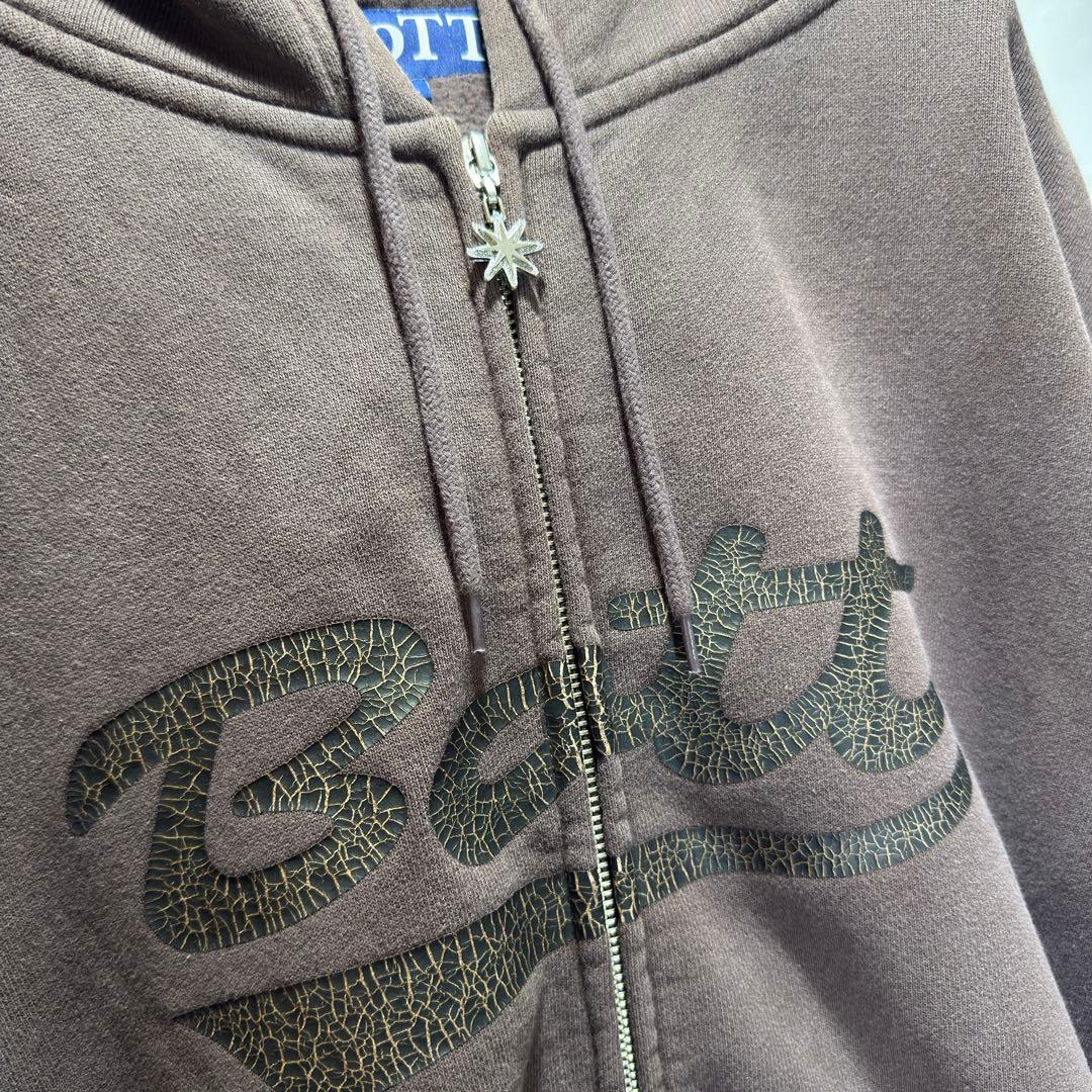 トップス BoTT / Washed Script Logo Zip Hoodie