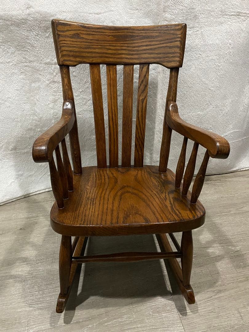 レアサイズ ロッキンチェア アンティーク インテリア 木製 ミニサイズ 子供用