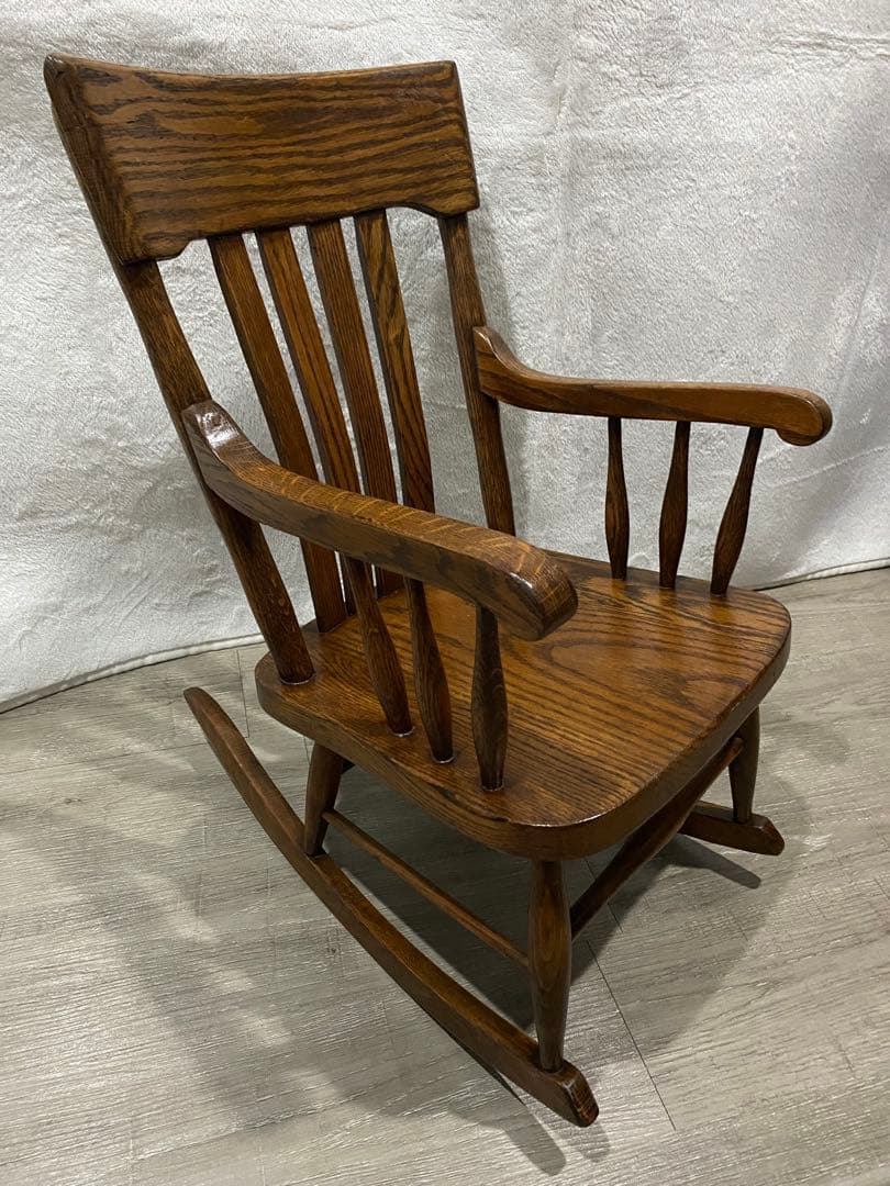 レアサイズ ロッキンチェア アンティーク インテリア 木製 ミニサイズ 子供用